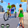 Bicycle Tuk Tuk Auto Rickshaw : Driving Games आइकन