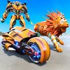 शेर रोबोट बदलने गेम - बाइक रोबोट खेल Robot Games आइकन