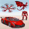 Drone Robot Car Transforming Game– Car Robot Games आइकन