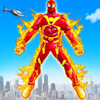 Flying Fire Hero Robot Transform: Robot Games आइकन