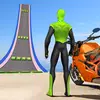 Superhero Bike Stunt GT Racing - Mega Ramp Games आइकन