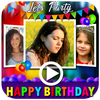 Birthday Video Maker with Song and Name 2021 आइकन