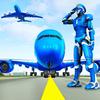 रोबोट हवाई जहाज पायलट खेल 3D आइकन