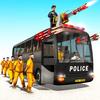 Police Bus Shooting -Police Plane Prison Transport आइकन